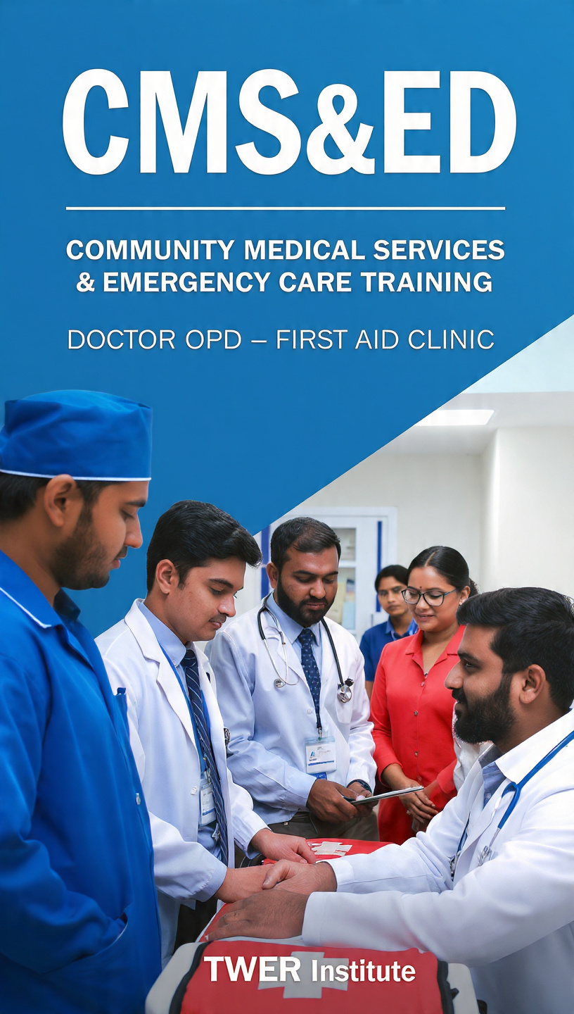 CMS & ED First Aid Medical Course in India - TWER Patna